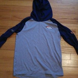 Denver Broncos Under Armour Long Sleeve Hooded T